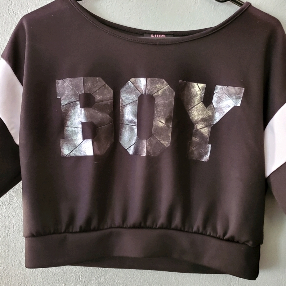 Black Crop Top